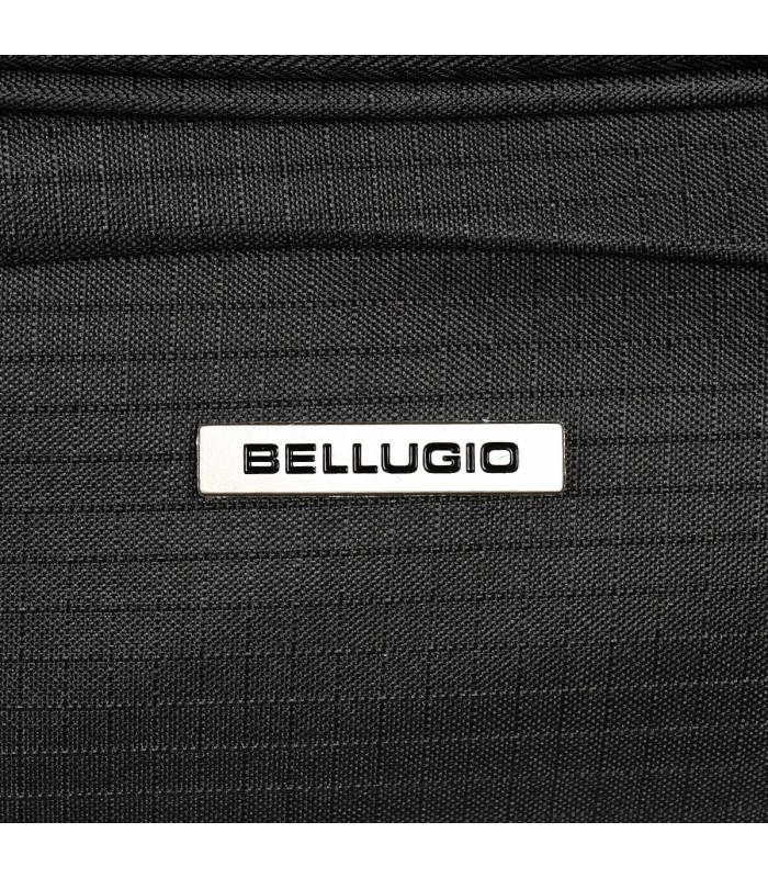 Torba podróżna na kółkach duża XL stelaż czarna Bellugio T09
