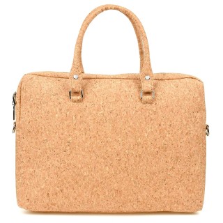 Aktówka torba duża laptopówka korka naturalnego wegańska CV01