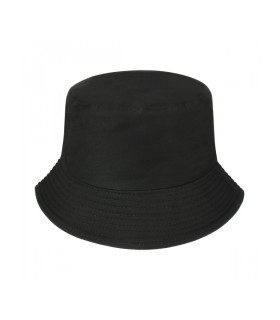 Czarny Kapelusz dwustronny bucket hat modny kap-t-1