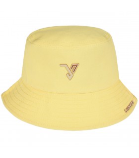 Żółty Kapelusz dwustronny bucket hat modny kap-t-1