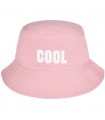 Różowy Kapelusz dwustronny bucket hat modny cool kap-t-2
