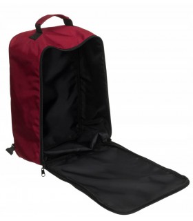 Plecak podróżny lekki bagaż podręczny unisex Peterson bordowy BPP06