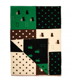 Patchwork Szalik damski duży bawełniany| Krateczka.pl