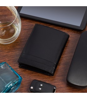 Męski portfel skóra licowa klasyczny RFiD Beltimore G05 | krateczka.pl
