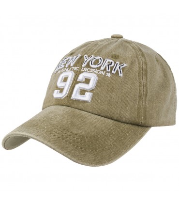 Zielona Czapka z daszkiem baseballówka vintage unisex - krateczka.pl