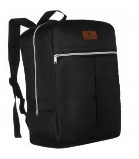 Plecak podróżny lekki bagaż podręczny unisex kabinówka samolotowy czarny GBP10