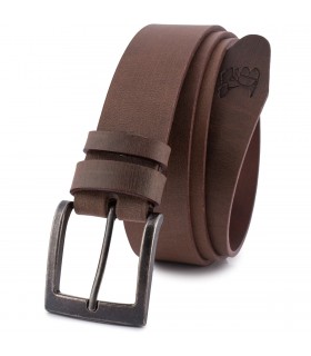 Beltimore skórzany pasek premium 4 cm męski brązowy| Sklep Krateczka