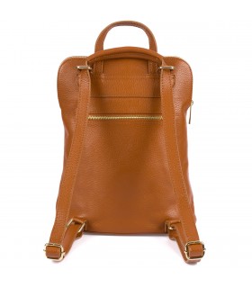 Camelowy plecak damski, elegancki plecak elegancki A4 S40| krateczka.pl