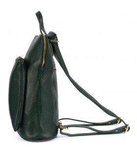 Ciemno-Zielony plecak damski, elegancki plecak elegancki A4 S40| krateczka.pl