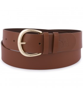 Skórzany pasek damski skóra nat 4 cm Beltimore D84|Krateczka.pl