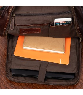 Plecak skórzany na laptopa 15,6 duży A4 Beltimore N05 | Krateczka.pl