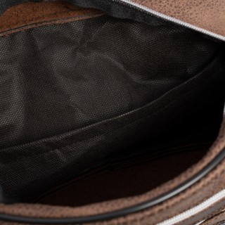 Kosmetyczna uniseks brązowa skóra nubuk podróżna Beltimore | krateczka.pl