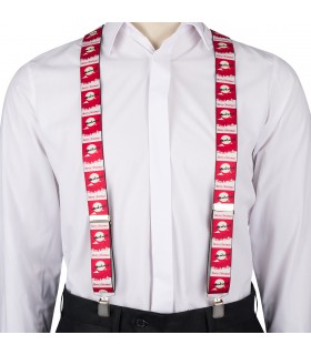 Szelki do spodni męskie eleganckie mocne V w renifery SZ6 | krateczka.pl