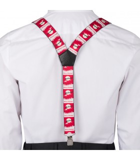 Szelki do spodni męskie eleganckie mocne V w renifery SZ6 | krateczka.pl