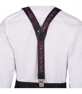 Szelki do spodni męskie eleganckie mocne V narciarskie WINTER SZ7 | krateczka.pl
