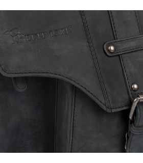 Beltimore torba męska na ramię skórzana elegancka czarna N10 | Krateczka.pl