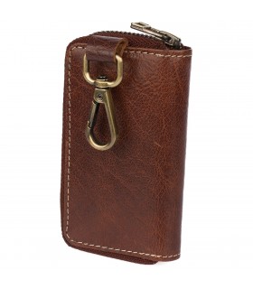Etui na klucze premium skórzane kluczówka tan Beltimore- krateczka.pl