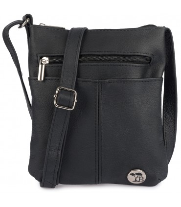 Czarna mała damska skórzana torebka A33| Sklep Krateczka.pl