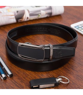 Zestaw męski skórzany premium Beltimore portfel pasek | Krateczka.pl