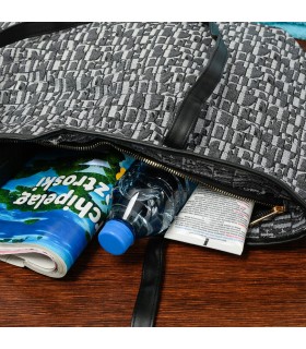 Duża torba plażowa torebka na plażę pojemna lekka | krateczka.pl