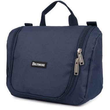 Granatowa kosmetyczka Beltimore unisex organizer podróżna- krateczka.pl