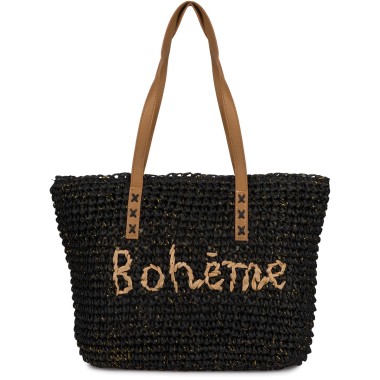 Torba damska na lato boho duży koszyk słomiany | Krateczka.pl