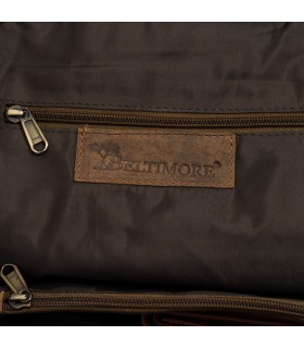 Plecak saszetka nerka przez ramię crossbody brazowy S11 | Sklep Krateczka.pl