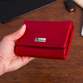Portfel skórzany damski RFiD na karty skóra Beltimore A01|krateczka.pl