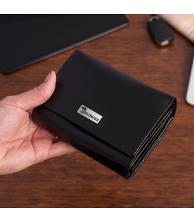 Portfel skórzany damski RFiD na karty skóra Beltimore A01|krateczka.pl