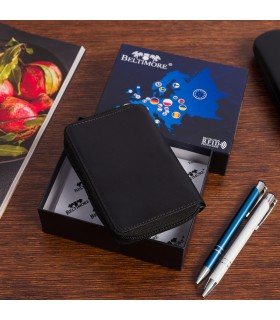 Portfel skórzany damski RFiD na karty skóra Beltimore A02|krateczka.pl
