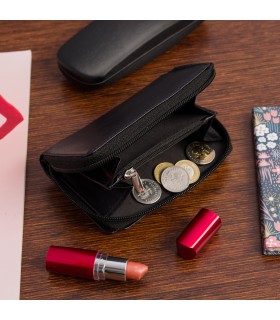 Portfel skórzany damski RFiD na karty skóra Beltimore A02|krateczka.pl