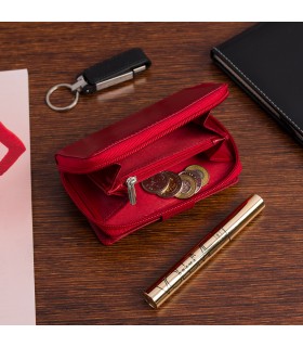 Portfel skórzany damski RFiD na karty skóra Beltimore A02|krateczka.pl