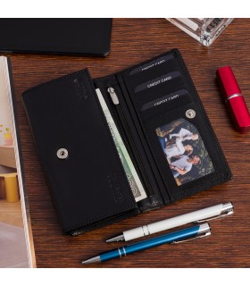 Portfel skórzany damski RFiD na karty skóra Beltimore A03|krateczka.pl