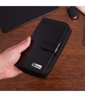 Portfel skórzany damski RFiD na karty skóra Beltimore A07|krateczka.pl