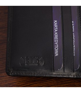 Portfel skórzany damski RFiD na karty skóra Beltimore A07|krateczka.pl