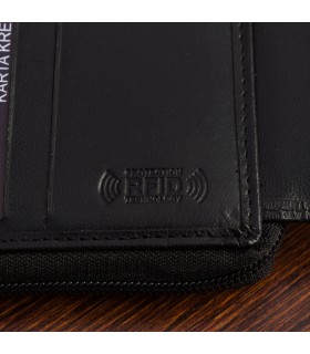 Portfel skórzany damski RFiD na karty skóra Beltimore A08|krateczka.pl