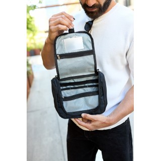 Czarna kosmetyczka Beltimore unisex organizer podróżna- krateczka.pl