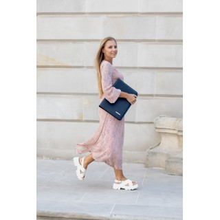 Granatowy Beltimore luksusowy męski biwuar aktówka | Krateczka.pl