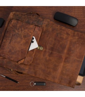 Plecak skórzany na laptopa 15,6 duży A4 Beltimore N120| Krateczka.pl