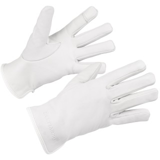 Rękawiczki skórzane damskie białe polar touch finger BELTIMORE | Krateczka.pl