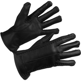 Rękawiczki skórzane damskie czarne polar touch finger BELTIMORE | Krateczka.pl