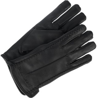Rękawiczki skórzane damskie czarne polar touch finger BELTIMORE | Krateczka.pl