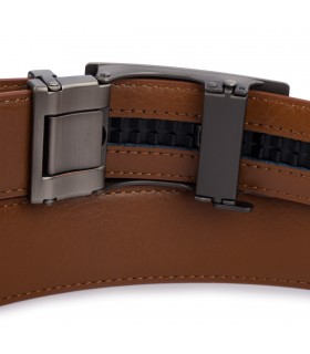Pasek męski skórzany do spodni casual automat Beltimore A52| Krateczka.pl