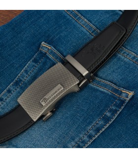 Pasek męski skórzany do spodni casual automat Beltimore A52| Krateczka.pl