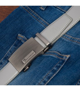 Pasek męski skórzany do spodni casual automat Beltimore A52| Krateczka.pl