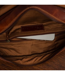 Torba męska na ramię skórzana duża brązowa Beltimore N15| Krateczka.pl