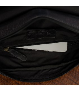 Torba męska na ramię skórzana duża czarna Beltimore N15| Krateczka.pl