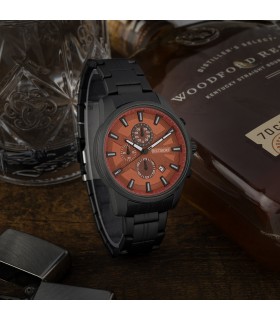 Zegarek męski bransoleta duży czarny datownik chronograf Beltimore BT04- krateczka.pl