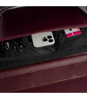 Bordowa męska aktówka Beltimore teczka elegancka  | Krateczka.pl