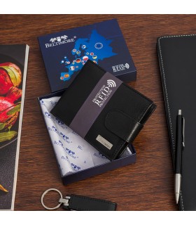Męski portfel skórzany klasyczny RFiD duży Beltimore P07|krateczka.pl